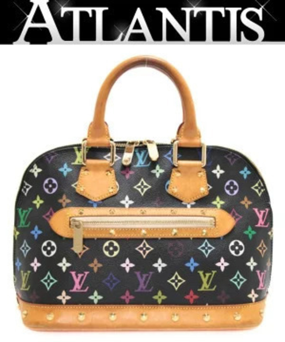Louis Vuitton Alma handbag multicolor black